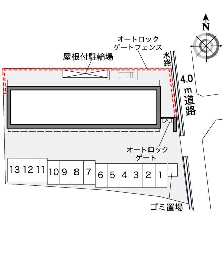 ★手数料０円★茨木市見付山　月極駐車場（LP）